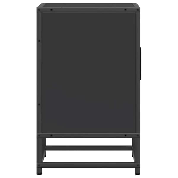 vidaXL sengebord, sort, 40x31x50 cm