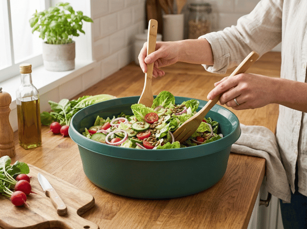 MATT PLASTSKÅL 4L MÖRKGRÖN -JAG