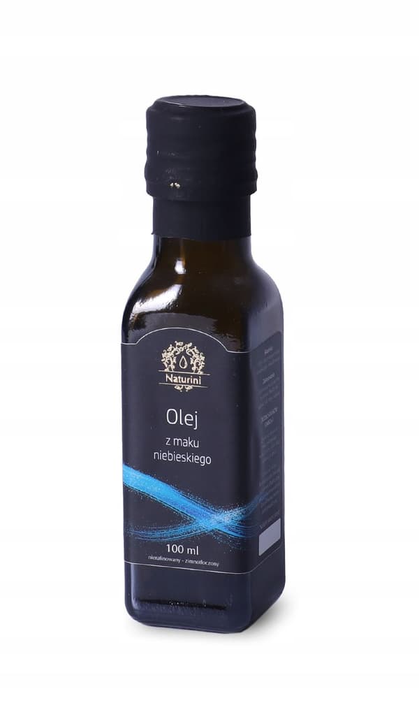 Blå valmuefrøolie 100ml Naturini