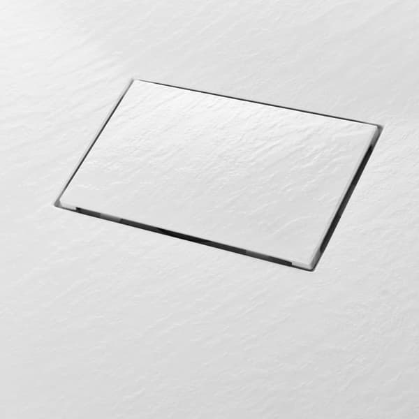 vidaXL Duschkar, SMC, Vit, 90 x 90 cm