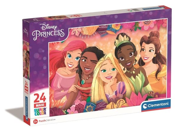 Puslespil 24 Maxi Super Farve Disney Prinsesse