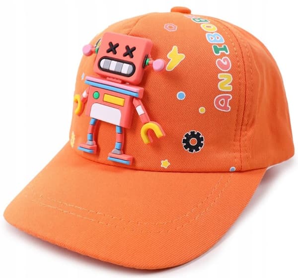 ROBOT 3D ORANGE BASEBALLCAP YO! 50/54 Ł031 mio