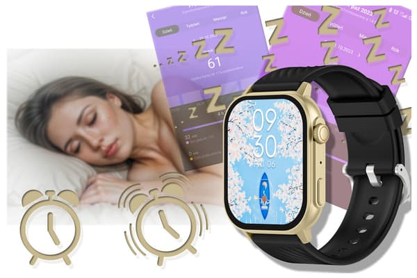 Smartklocka unisex Gravity GT15-6 - Bluetooth-samtal, extra rem (sg029f)