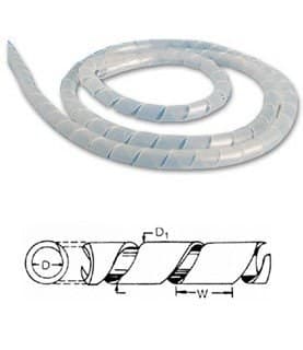 GST-4 spiralslange (indvendig diameter 4 mm) 10 meter pakke