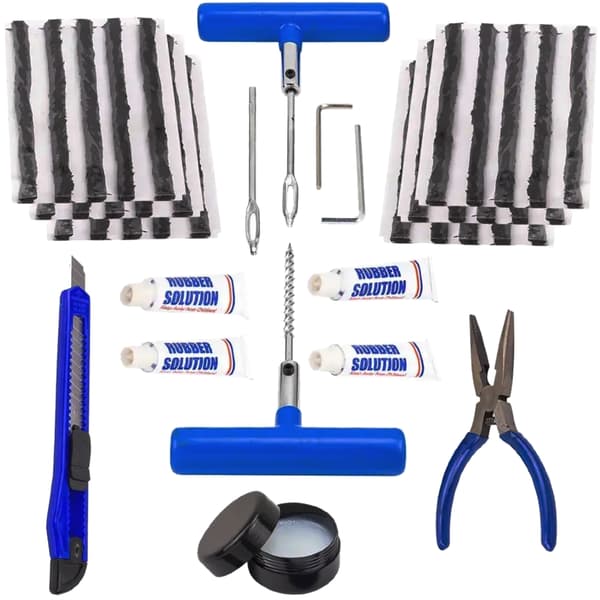ROCKFORCE DÄCKREPARATIONSSATS 45 ELEMENT komplett set