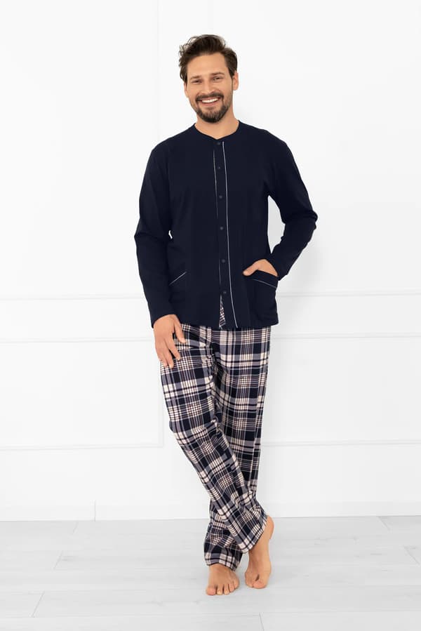 Herrpyjamas med lång ärm, långbyxor Sambor XXL