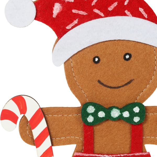 Julefiltfigur peberkagemand 20 cm