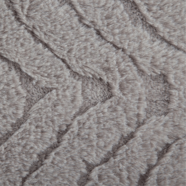 KATE silverfärgad pälsfilt 150x200 cm