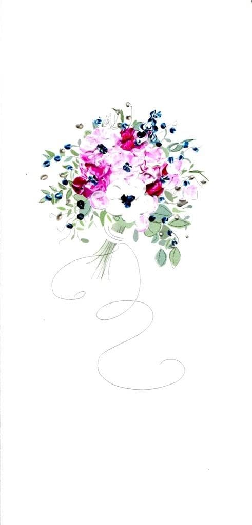 Kortblommor DL OG02 - Bukett