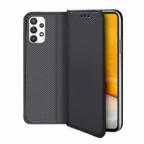 Smart Magnet-cover til Samsung Galaxy A72 5G / A72 LTE, Sort