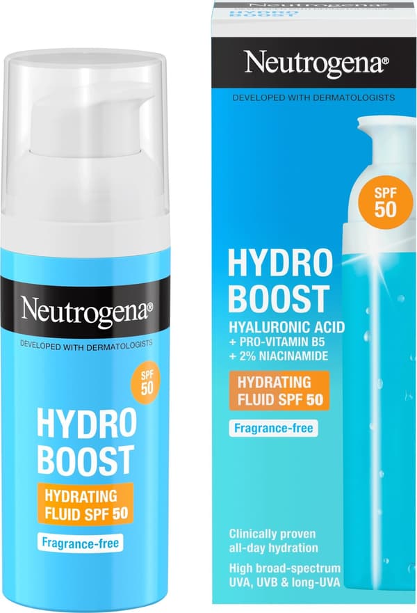 Neutrogena Hydro Boost kosteuttava kasvovoide-neste SPF:llä 50 ml