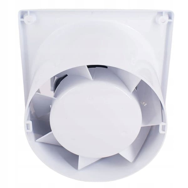 dRim 100 TS Timer Ventilator Hvid Plexiglas Mat Ventilator Plus Panelsæt