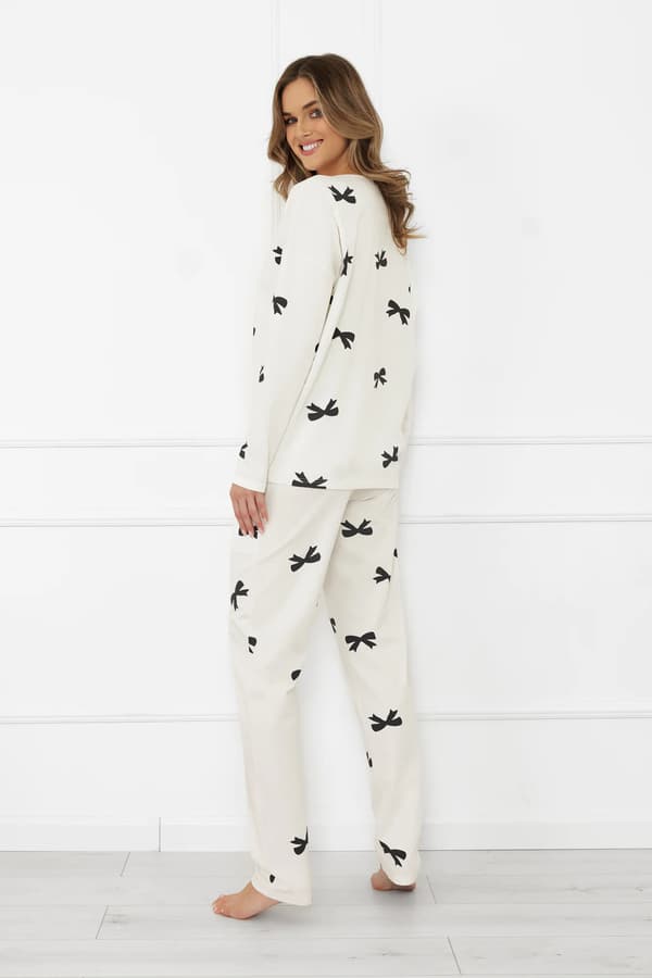 Dampyjamas med lång ärm, långbyxor Figaro S