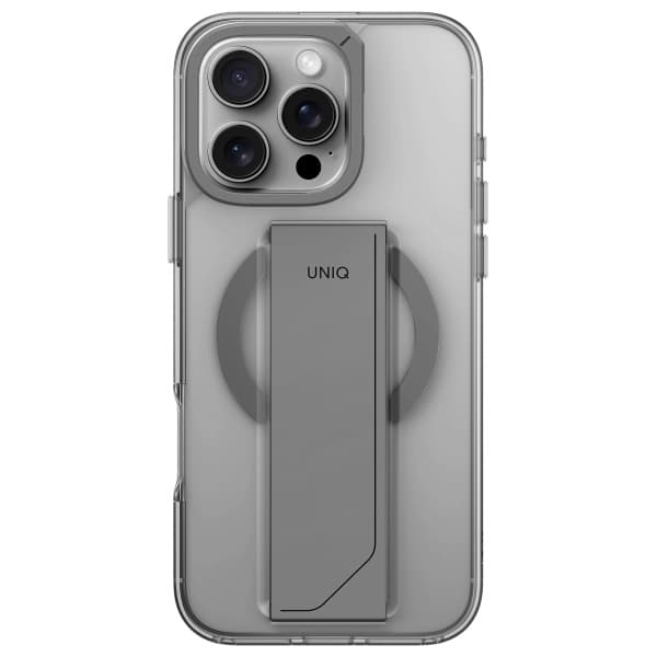 UNIQ Heldro Max MagSafe-etui med FlexGrip-rem til iPhone 16 Pro Max, klar
