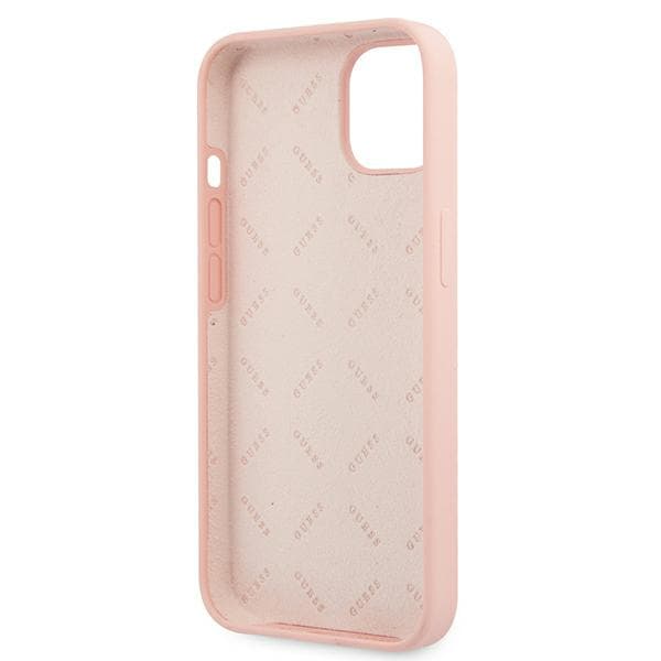 Guess Silikone 4G Logo Etui til iPhone 13 mini, pink