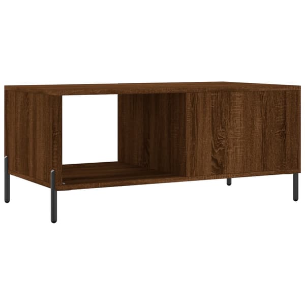 vidaXL sofabord brunt egetræ 90x50x40 cm