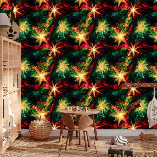 Mustetapetti musta, pullonvihreä ja viininpunainen 50x1000 cm