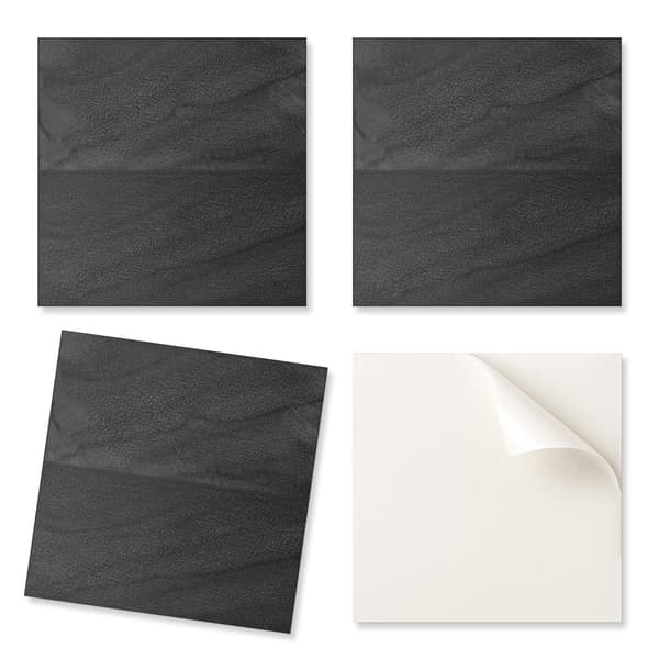 Nem montering af vinylflisesæt i mørke stenplader 9x30x30 cm