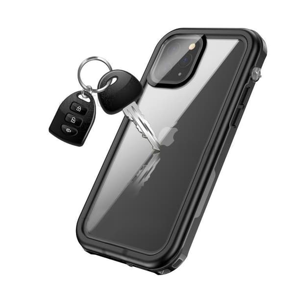 Vandtæt IP67-cover til iPhone 12 - Sort