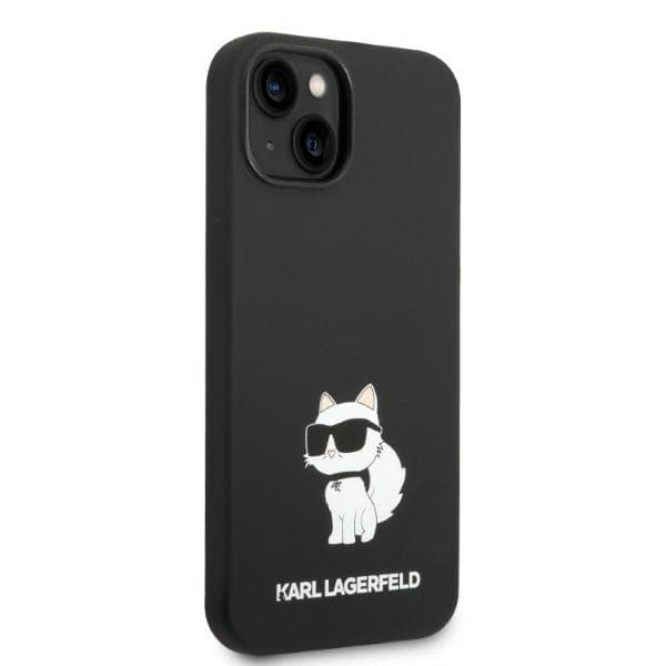 Karl Lagerfeld Silikone Choupette MagSafe-etui til iPhone 14 Plus, Sort