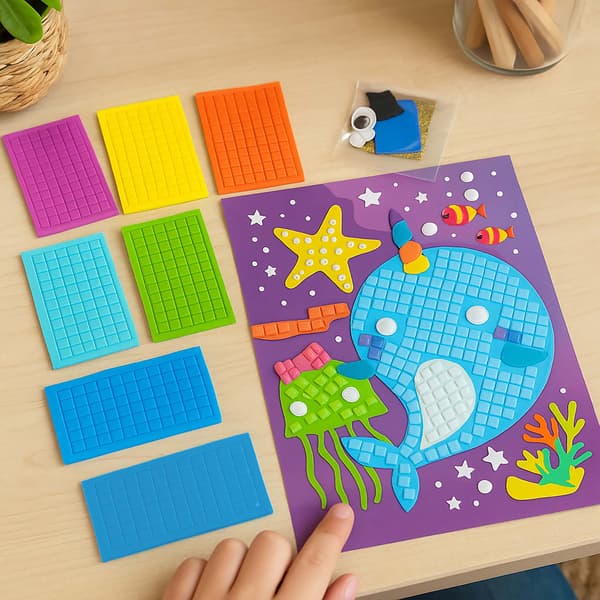 BC Creative taiteellinen leikesarja MOSAIC DIY lapsille