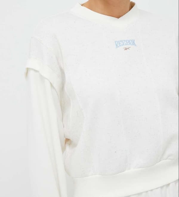 REEBOK - DAM CL VARSITY CREW SWEATSHIRT HT7856 M