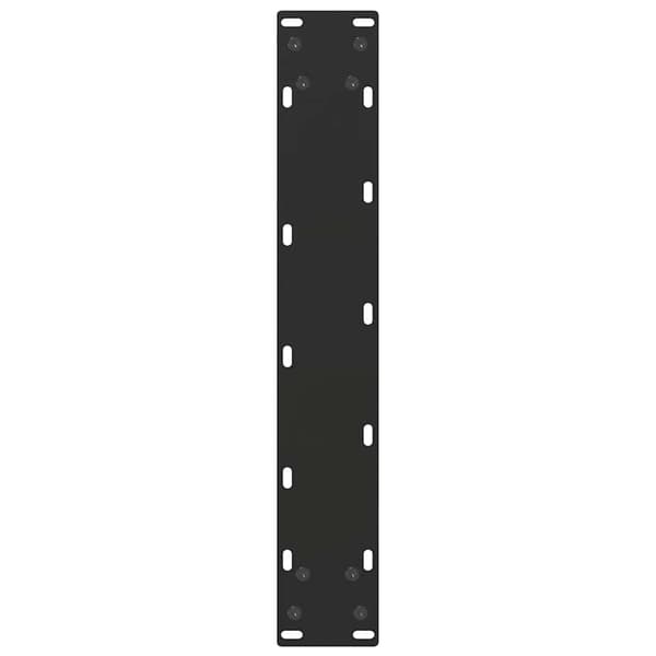 vidaXL sofabordsben, 2 stk., sort, 50x(100-101) cm, stål
