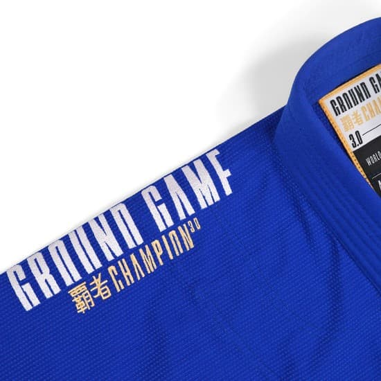 Ground Game Gi BJJ Herr Champion 3.0 Blå A2