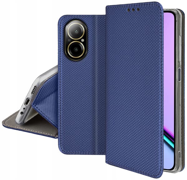 Flip-etui til Realme C67 4G Flip Cover + Glas