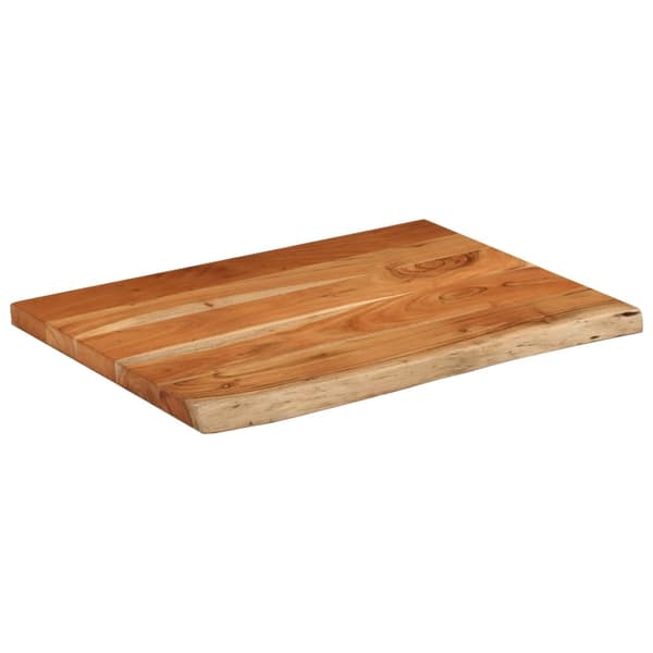 vidaXL badeværelsesbordplade 70x60x3,8 cm rektangulær akacietræ