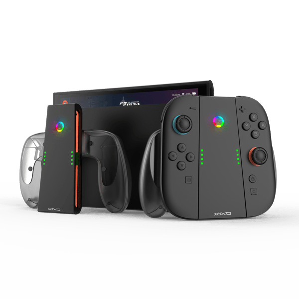 Yaxo Joy-Con Thumbstick SÆT til NS2 Techno Sort