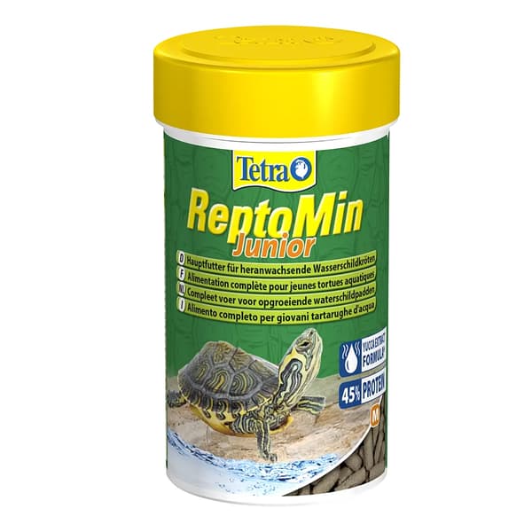 Tetra ReptoMin Junior 100ml - foder til voksende akvatiske skildpadder