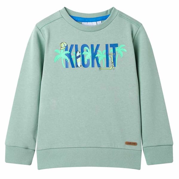 Børnesweatshirt, lys khaki, 104