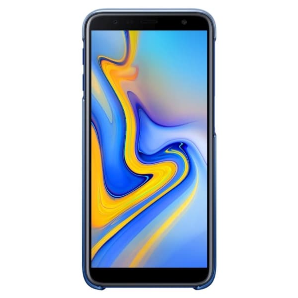 Samsung Gradation Cover til Galaxy J6 Plus 2018 blå