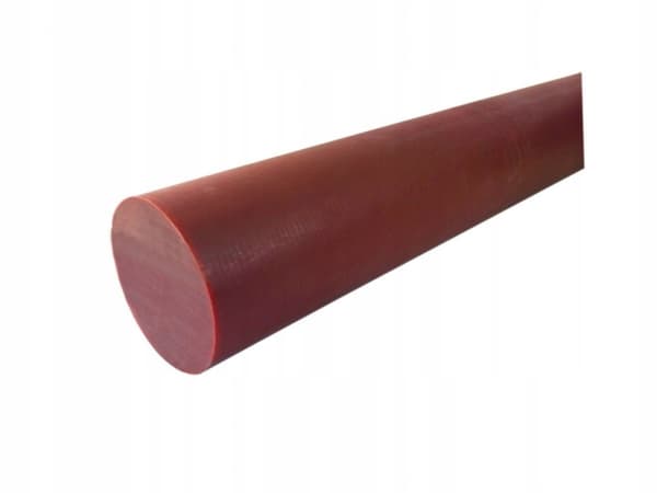 Polyamidstångsrulle Ø 45x500mm PA6-G röd