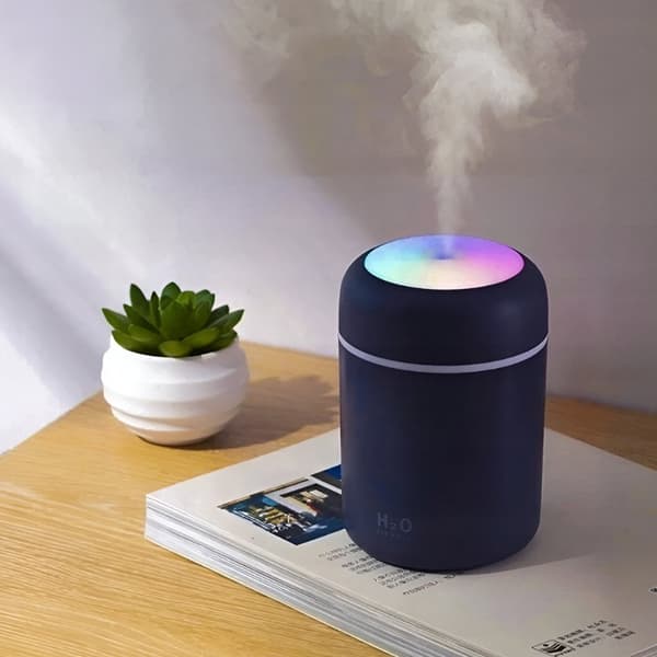 Luftfugter aromadiffuser farve LED-lampe USB