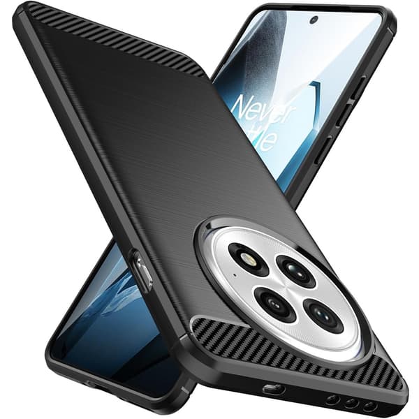 Etui til OnePlus 13, Kulfiber, Sort