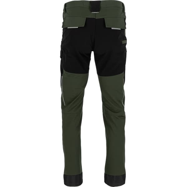 GRÖNSVARTA STRETCHBYXOR, "2XL", CE, LAHTI