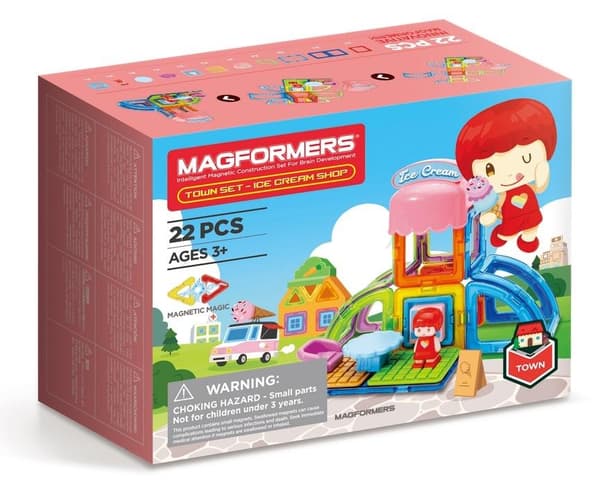 Magformers Town Sæt - Isbar 22 dele
