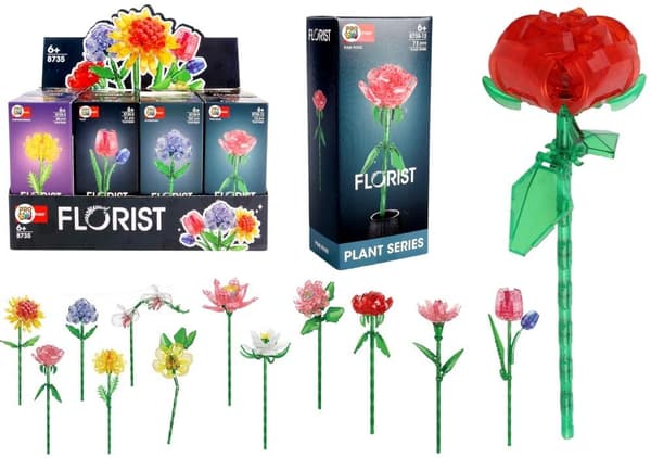 Blomsterblokke - enkeltblomst MIX