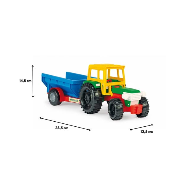 Traktor med släpvagn WADER 35002