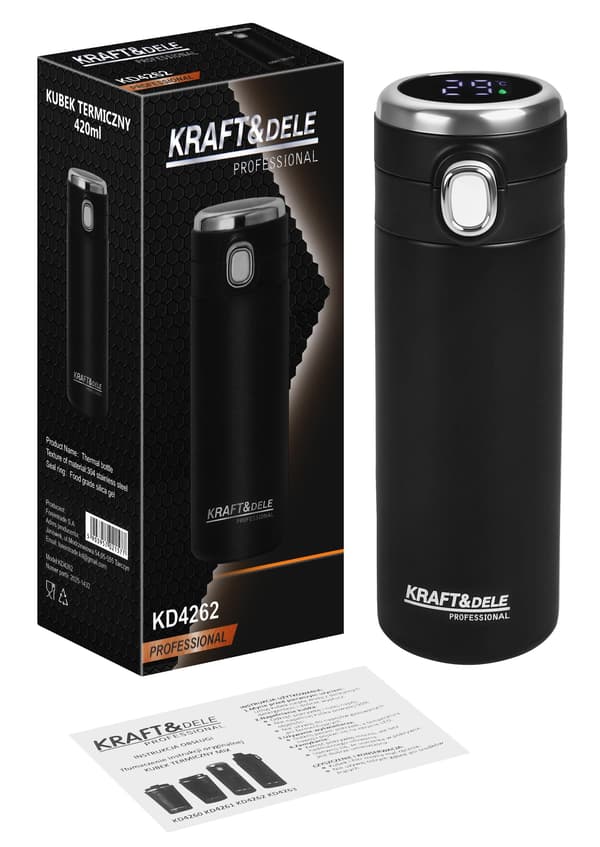 Termosmugg 420ml LED KD4262