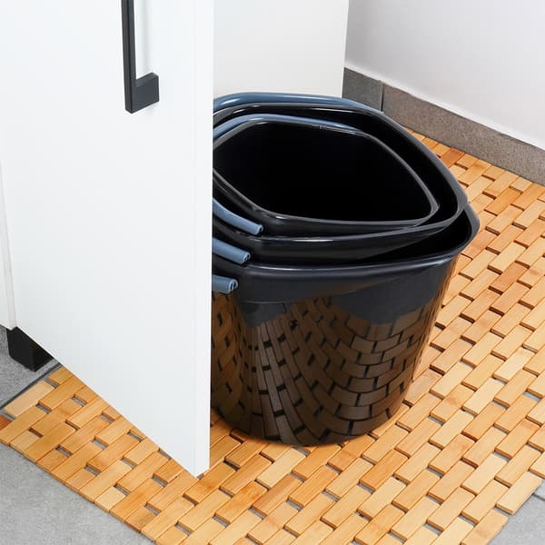 Sort plastspand 5 l, 10 l, 14 l 3 stk.