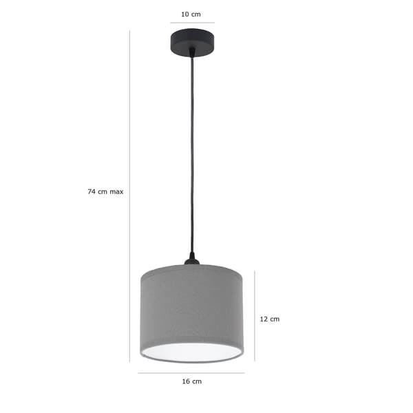 Tornado AM1 lampa grå