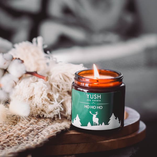 Ho Ho Ho! Julekrydderduftlys - YUSH - 120ml