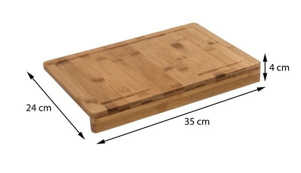 Bambus skærebræt 35x24 cm