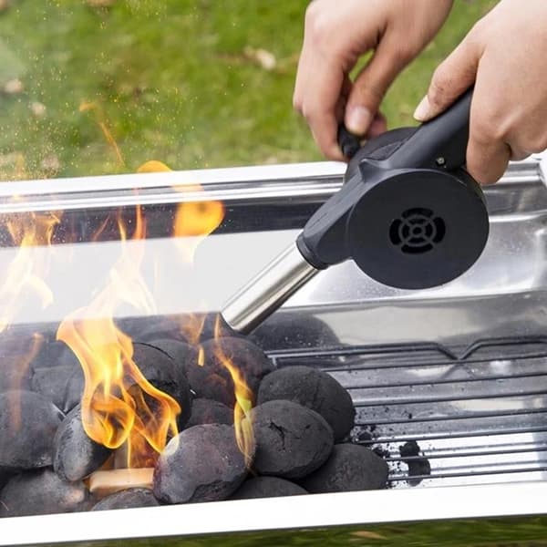 Grillblæser til optænding af pejseovn Manuel pejsgrill