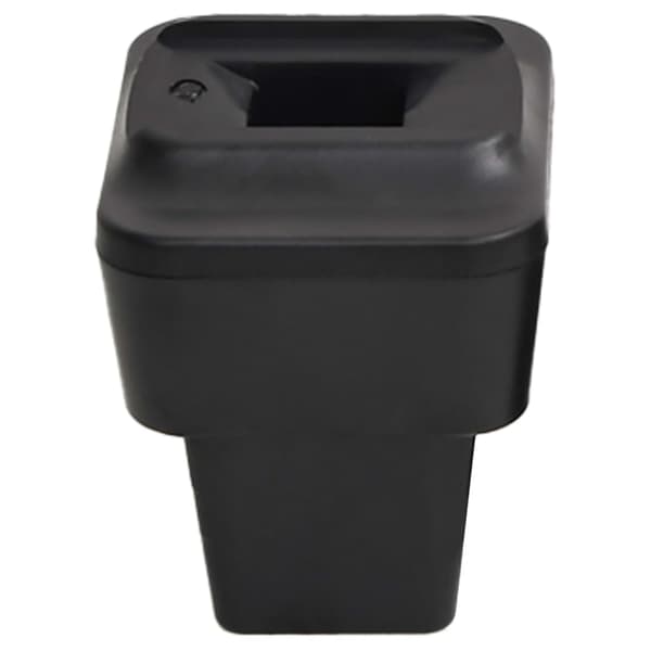 vidaXL bilarmlæn, sort, 13x34x(33-46) cm, ABS