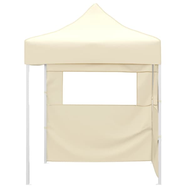 vidaXL professionelt foldbart festtelt, 2 sider, 2x2 m, stål
