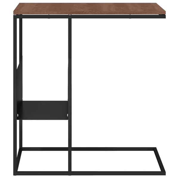 vidaXL sidebord sort 55x36x59,5 cm træbaseret materiale